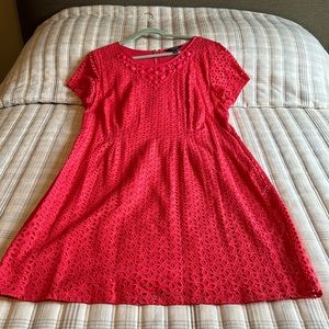 Long Tall Sally Melon Dress with Jewel detailing and zippered back